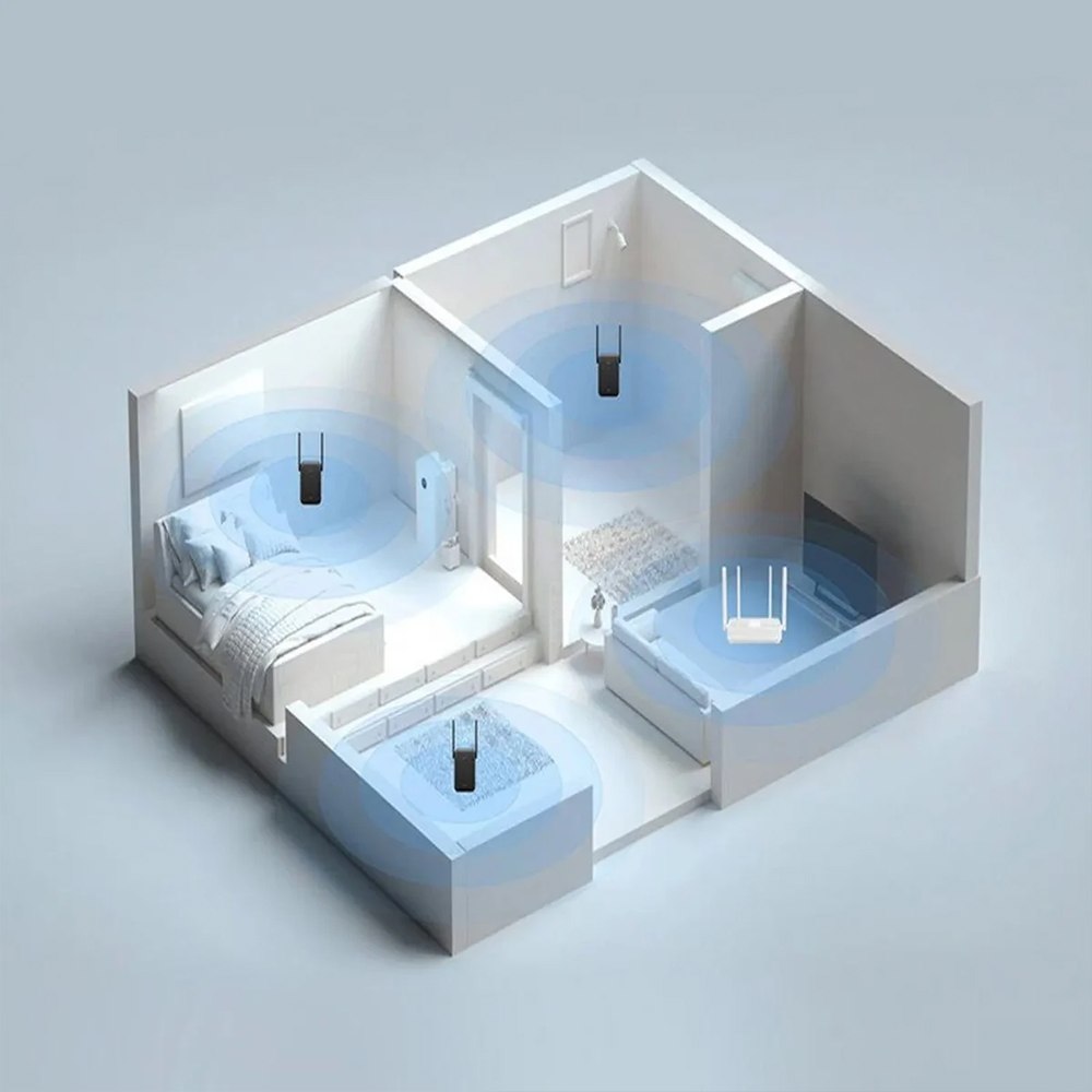 EXTENSOR DE RANGO REPETIDOR WI-FI XIAOMI MI AC1200 DOBLE BANDA 1200MBPS ETHERNET SANTOFA ELECTRONICS S2228 - 7