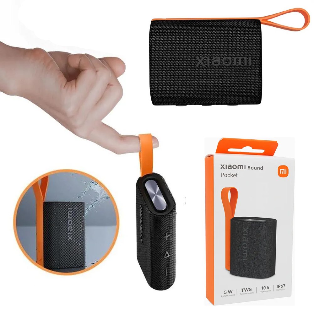 PARLANTE BLUETOOTH PORTÁTIL XIAOMI SOUND POCKET 5W IP67 TWS BATERÍA 10H NEGRO SANTOFA ELECTRONICS S2230 - 5