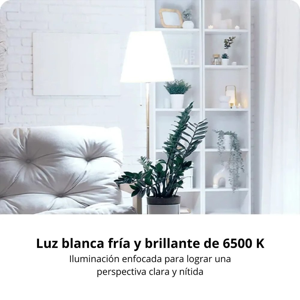 FOCO INTELIGENTE XIAOMI LED E27 RGB WHITE Y COLOR 806 LÚMENES COMPATIBLE CON MATTER ALEXA GOOGLE HOME  SANTOFA ELECTRONICS S2232 - 7
