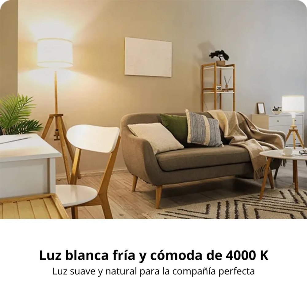FOCO INTELIGENTE XIAOMI LED E27 RGB WHITE Y COLOR 806 LÚMENES COMPATIBLE CON MATTER ALEXA GOOGLE HOME  SANTOFA ELECTRONICS S2232 - 8