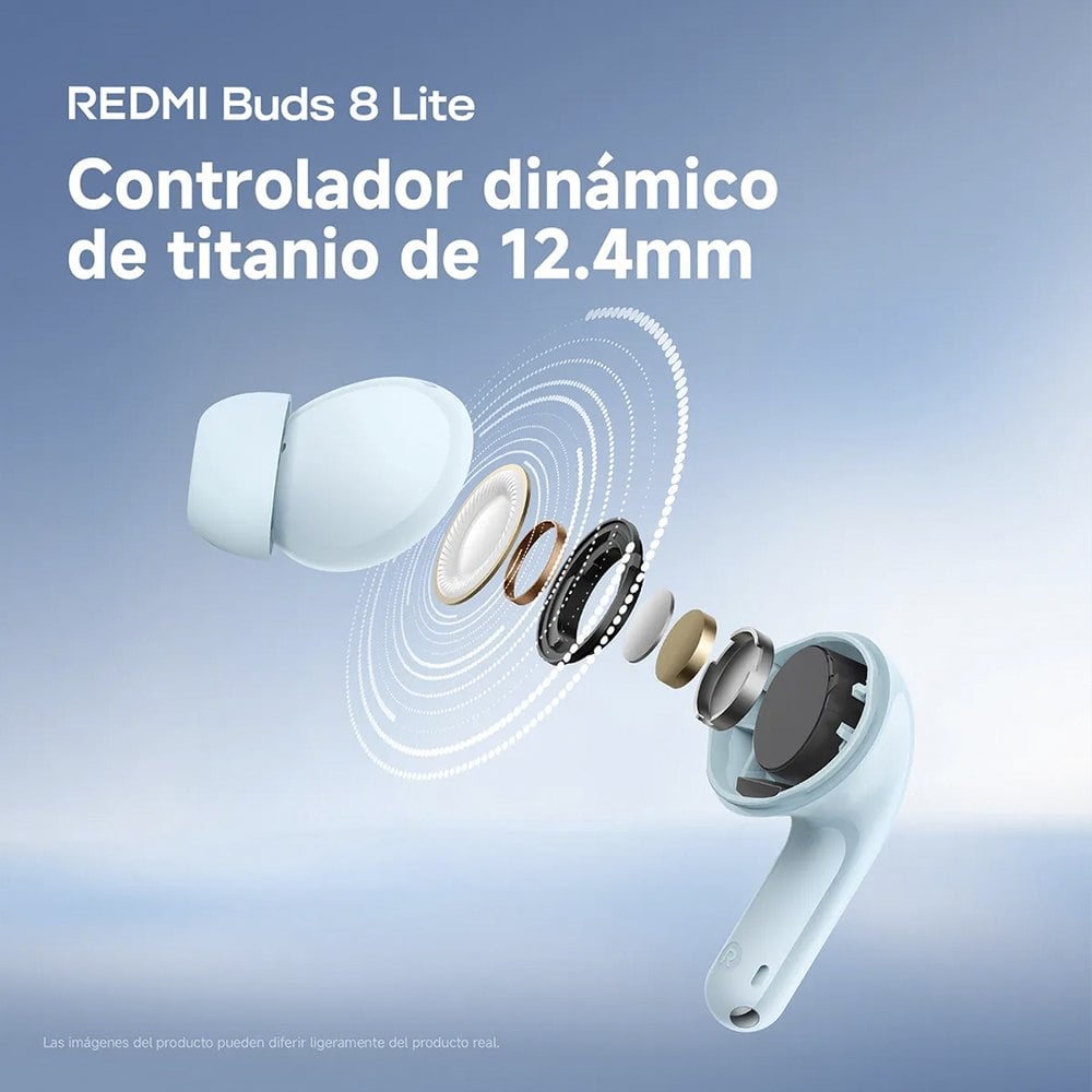 AUDÍFONOS INALÁMBRICOS TWS REDMI BUDS 8 LITE BLUETOOTH 5.4 36H BLANCO SANTOFA ELECTRONICS S2233 - 5