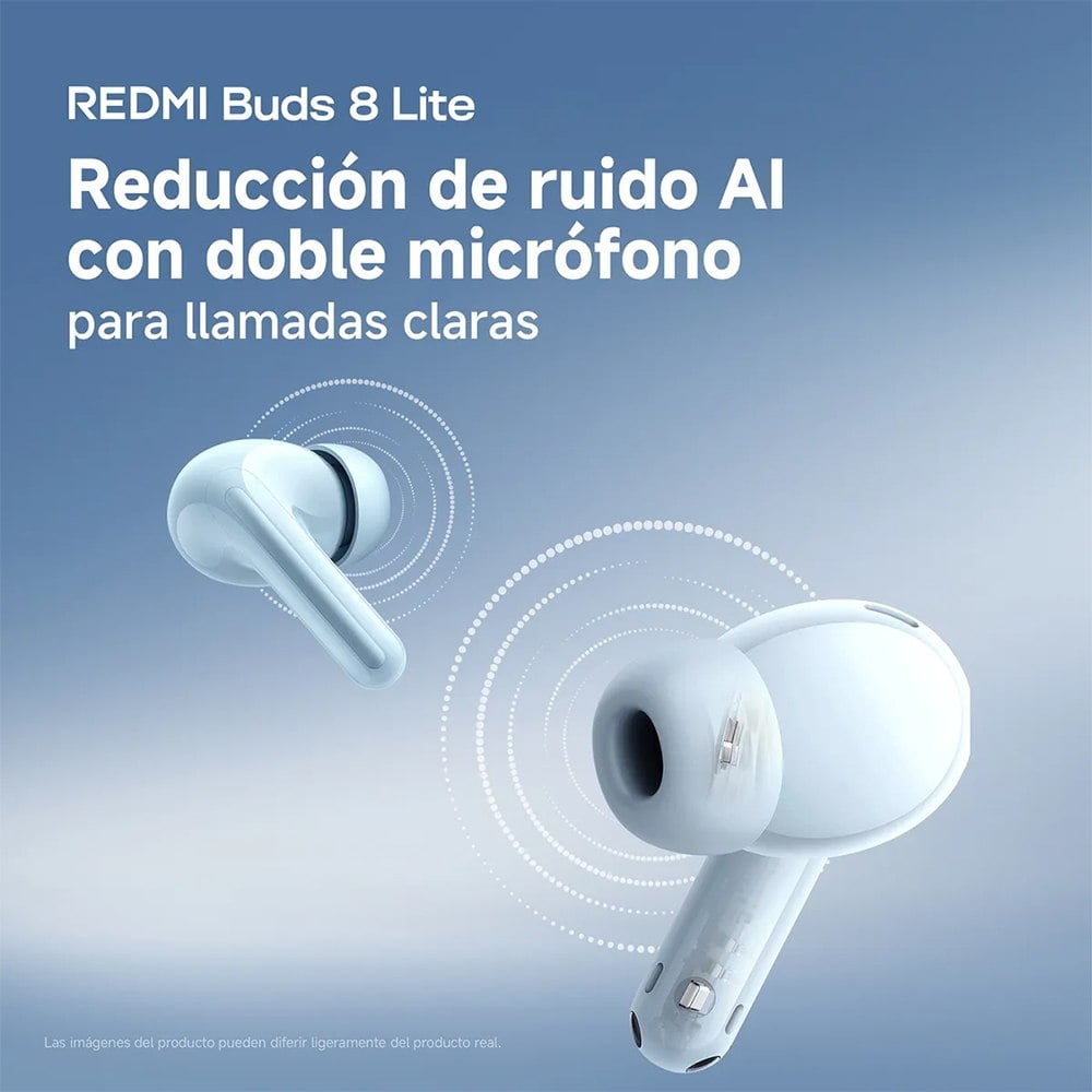 AUDÍFONOS INALÁMBRICOS TWS REDMI BUDS 8 LITE BLUETOOTH 5.4 36H BLANCO SANTOFA ELECTRONICS S2233 - 6