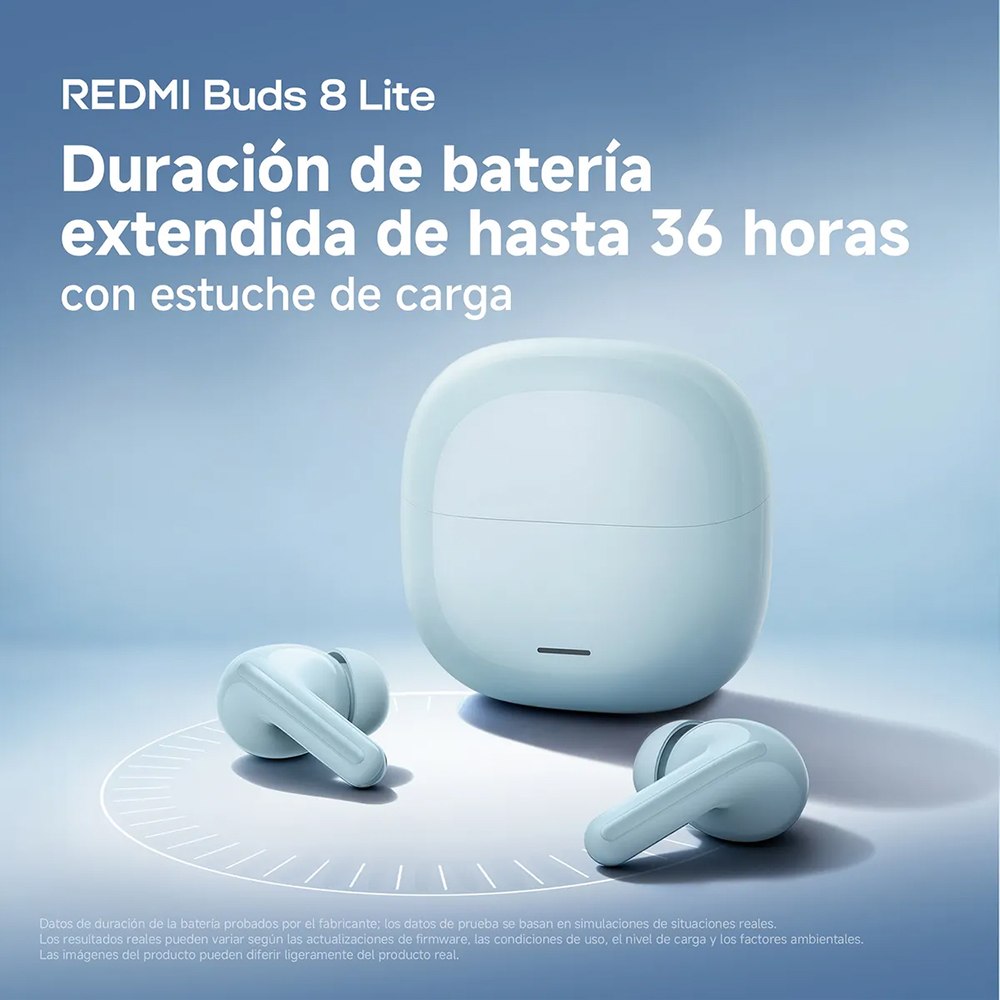 AUDÍFONOS INALÁMBRICOS TWS REDMI BUDS 8 LITE BLUETOOTH 5.4 36H BLANCO SANTOFA ELECTRONICS S2233 - 7