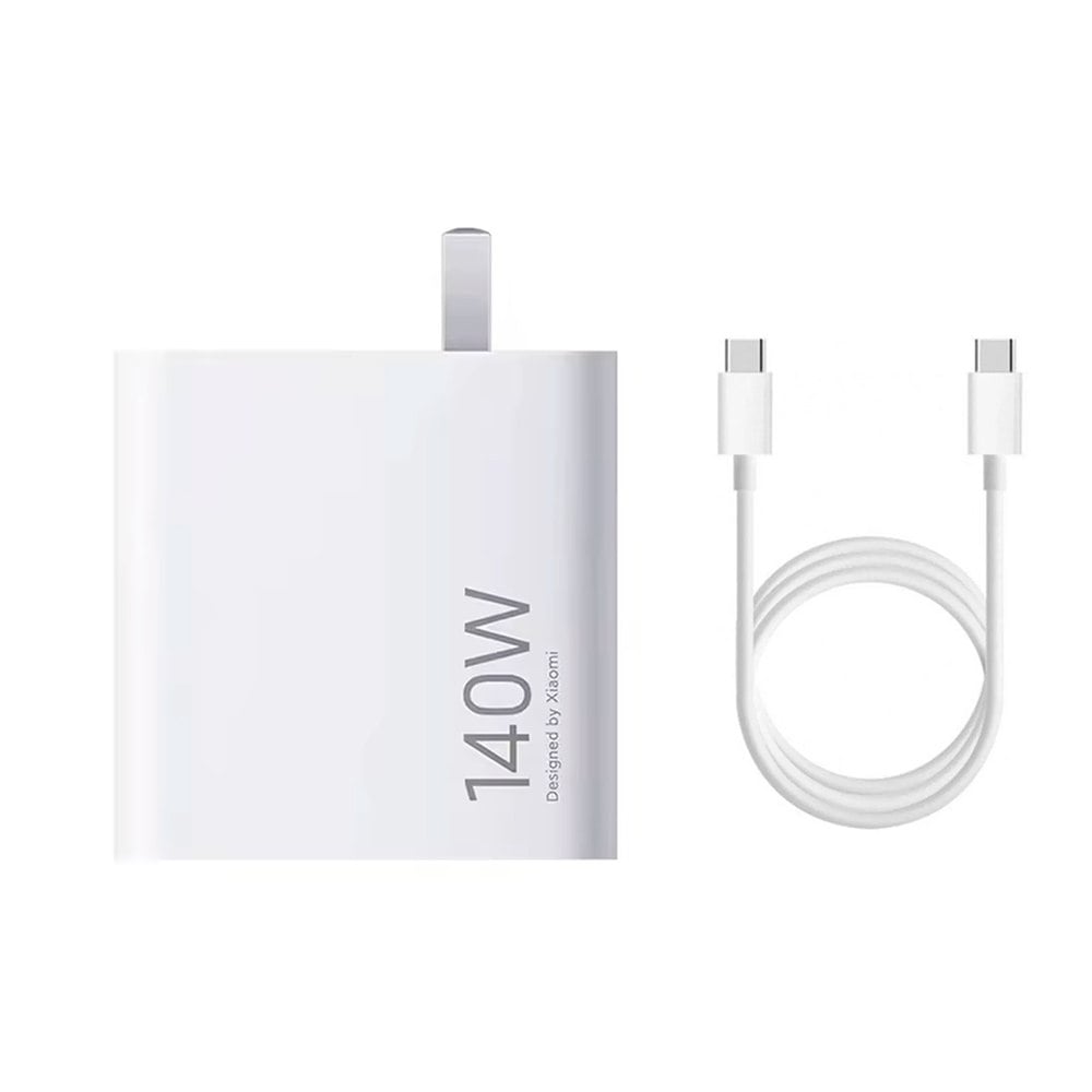 CARGADOR DE PARED XIAOMI 140W GAN TRIPLE PORT 1A2C – CARGA RÁPIDA – CABLE 6A – BLANCO SANTOFA ELECTRONICS S2235 - 1
