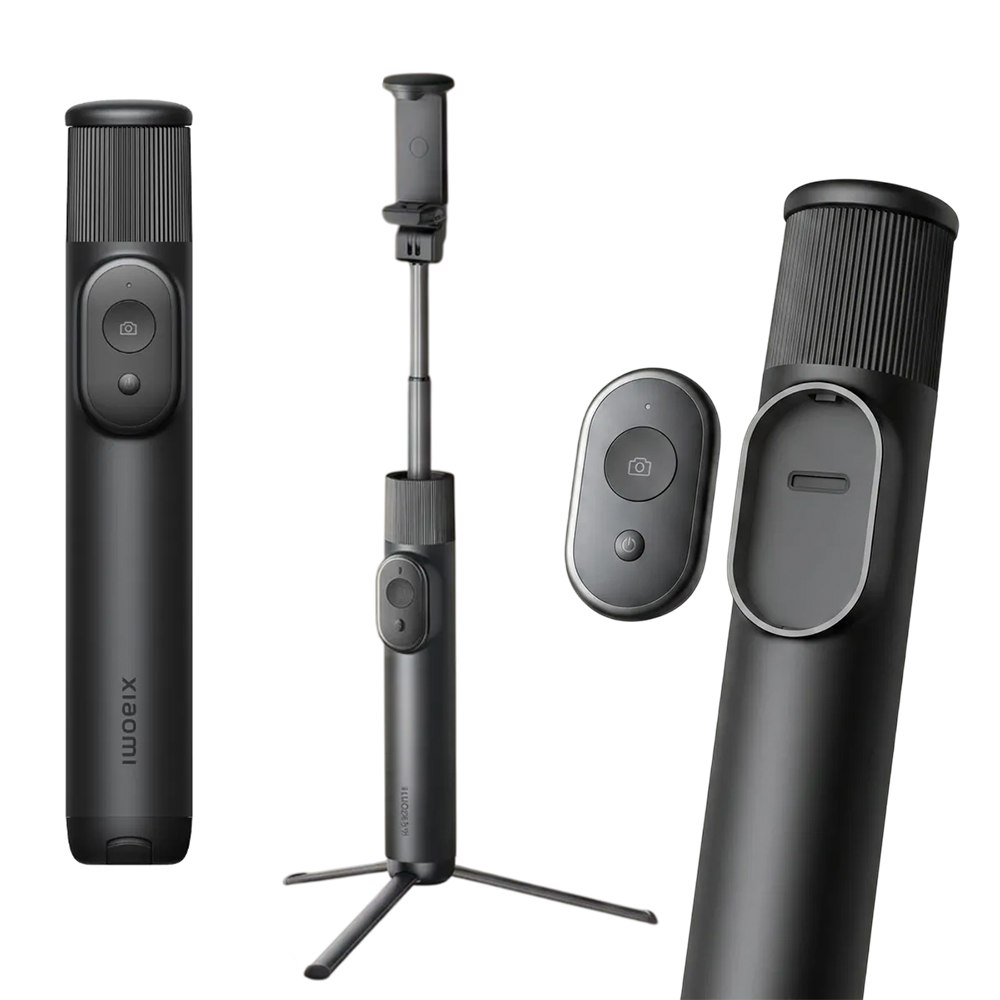 SELFIE STICK TRÍPODE MINI XIAOMI CON CONTROL REMOTO BLUETOOTH 360° – ALUMINIO – NEGRO SANTOFA ELECTRONICS S2236 - 2