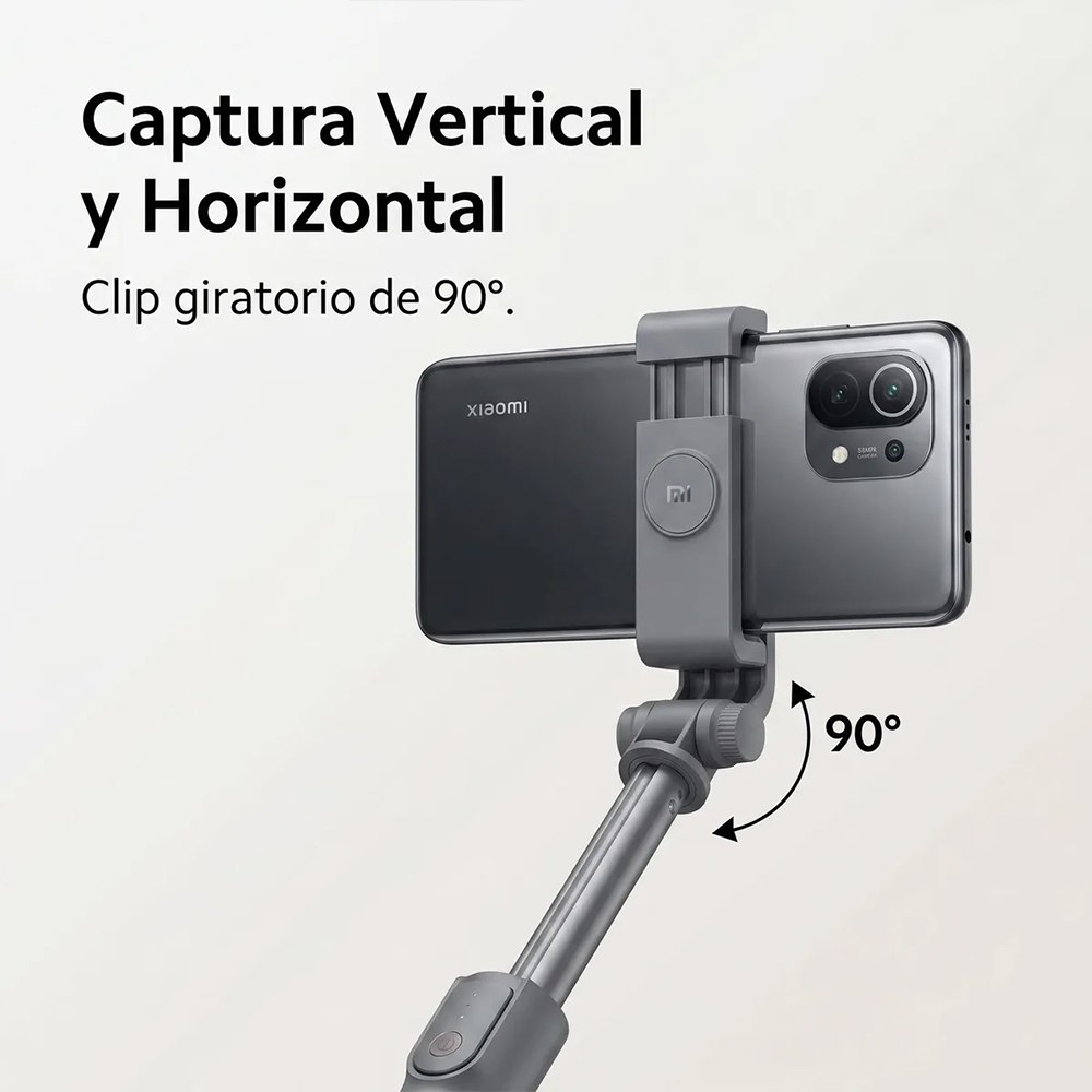 SELFIE STICK TRÍPODE MINI XIAOMI CON CONTROL REMOTO BLUETOOTH 360° – ALUMINIO – NEGRO SANTOFA ELECTRONICS S2236 - 6