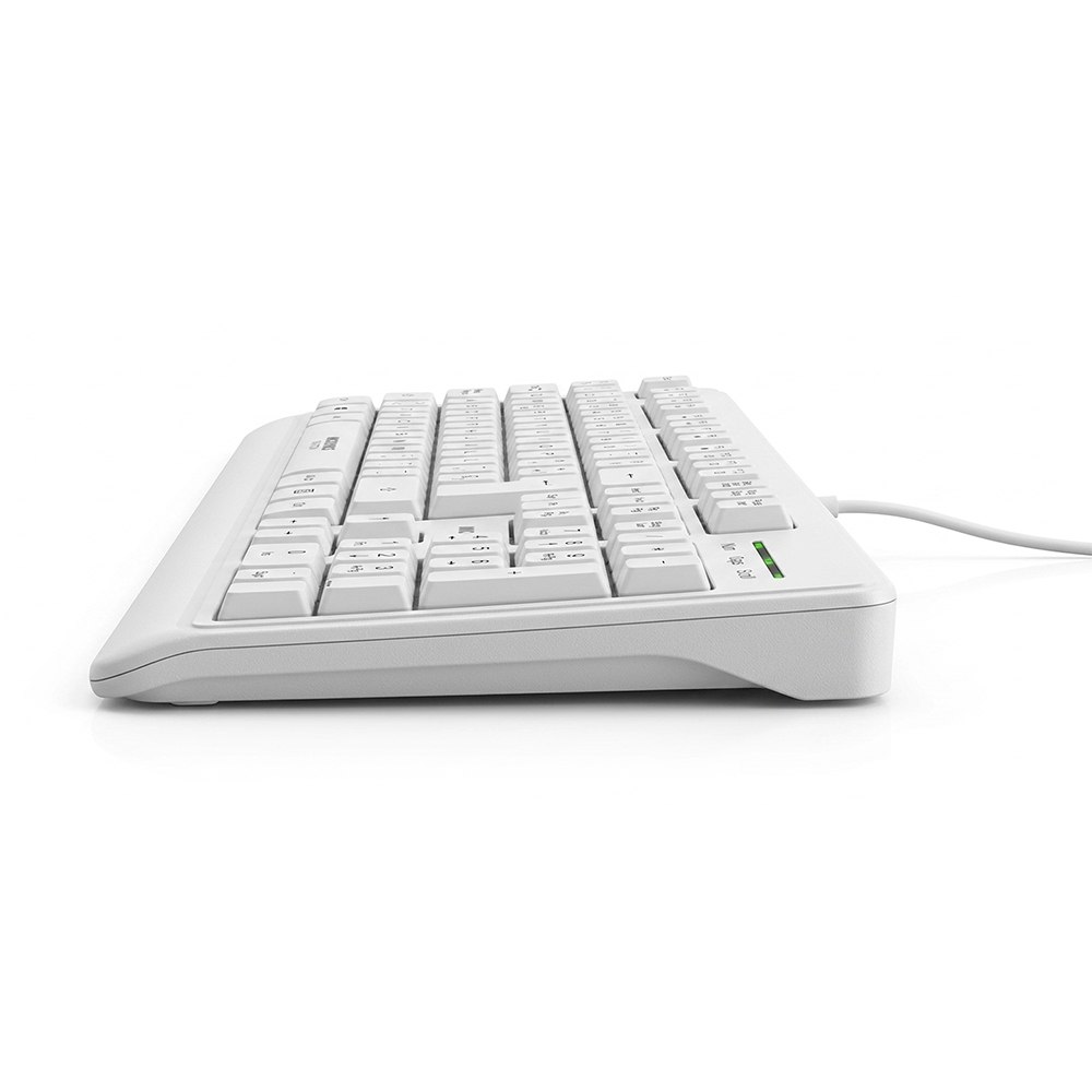 TECLADO MULTIMEDIA USB MICRONICS NORTON BLANCO 105 TECLAS CON TECLADO NUMÉRICO – MIC K608W SANTOFA ELECTRONICS S2239 - 3