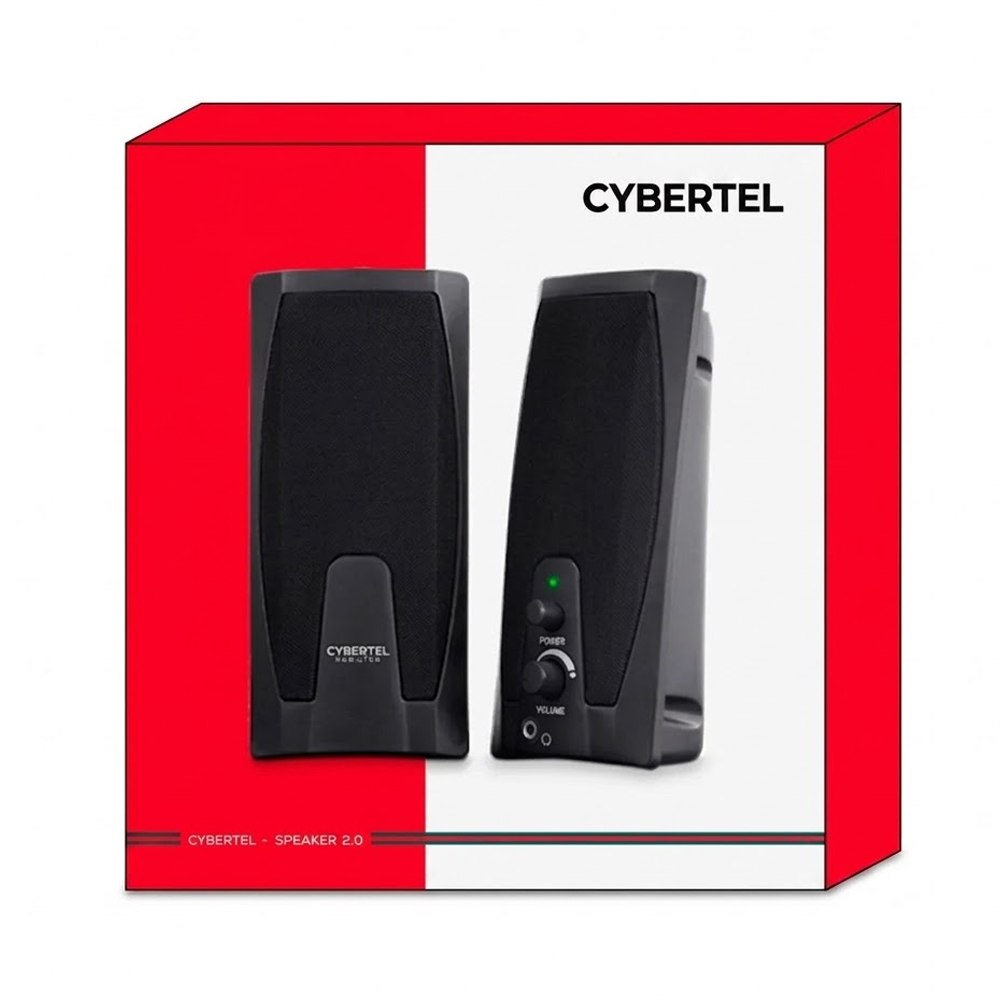 PARLANTES DE ESCRITORIO CYBERTEL HAMILTON CYB S203 2.0 USB JACK 3.5 MM 2.25' NEGRO SANTOFA ELECTRONICS S2247 - 6
