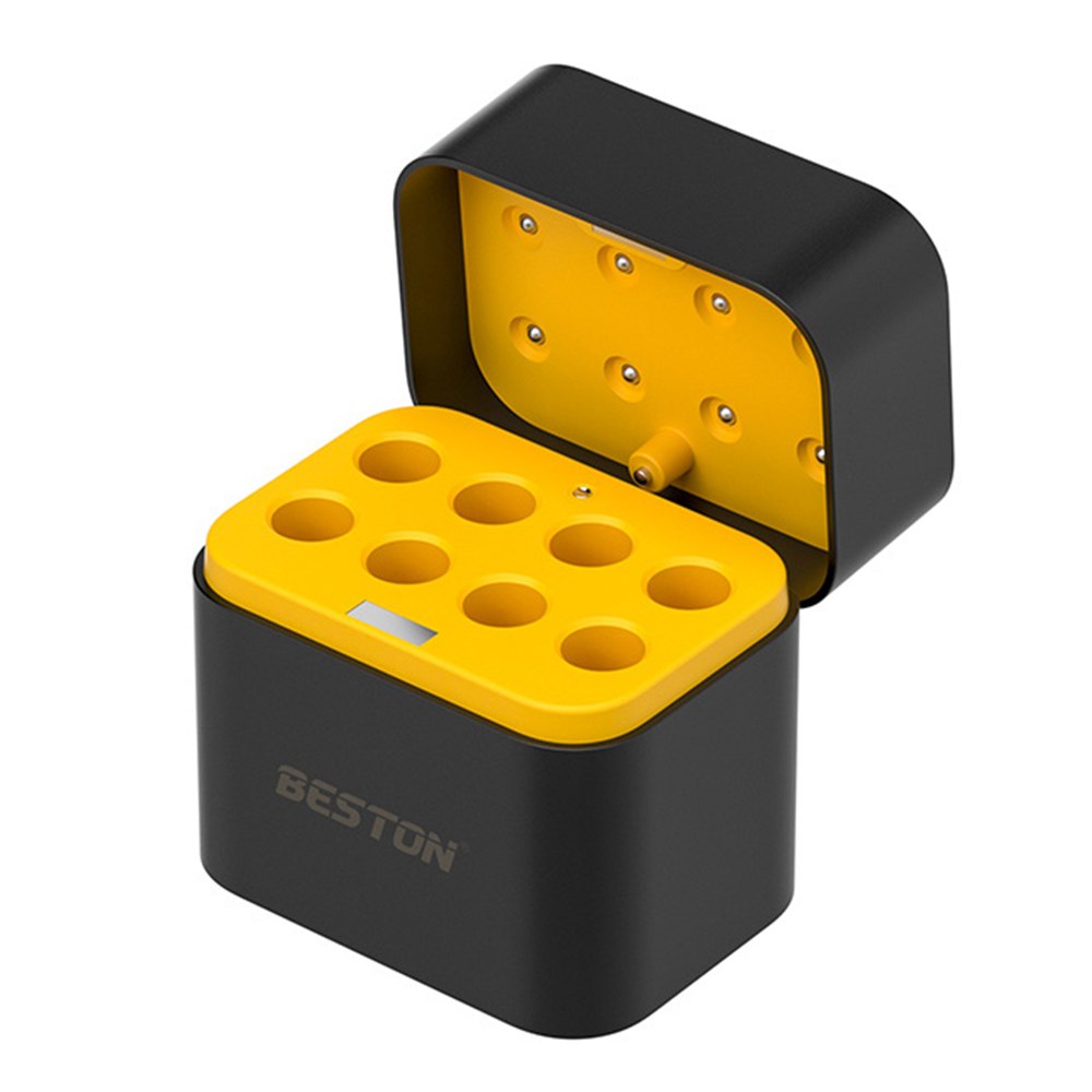 ESTUCHE CARGADOR INTELIGENTE BESTON PARA BATERÍAS AAA LITIO 1.5V 8 RANURAS USB-C – SANTOFA ELECTRONICS S2253 - 1
