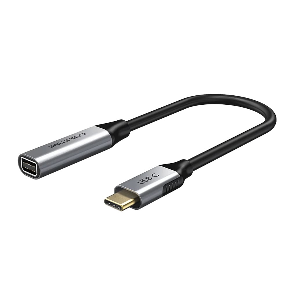 ADAPTADOR USB-C A MINI DISPLAYPORT CABLETIME 4K 60HZ 21.6GBPS CP14A SANTOFA ELECTRONICS S2272 - 1