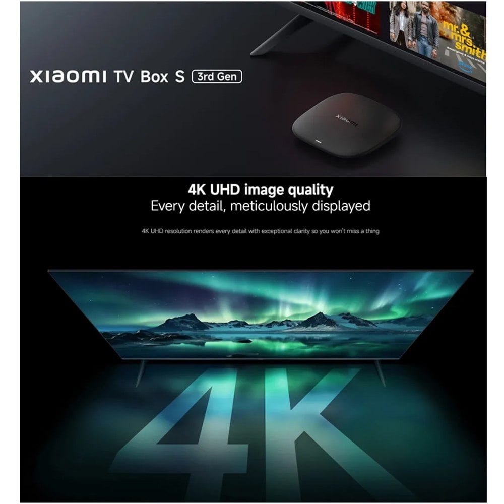 XIAOMI TV BOX S 3RA GENERACIÓN 4K GOOGLE TV – 2GB RAM, 32GB, WI-FI 6, DOLBY VISION, ATMOS MDZ-32-AA SANTOFA ELECTRONICS S2289 - 7