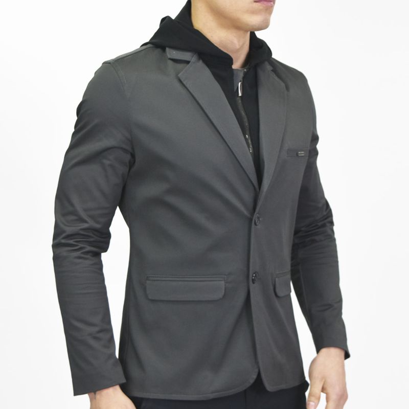 BLAZER SATINADO CON PECHERA EXTRAIBLE SIGNATURE - 1