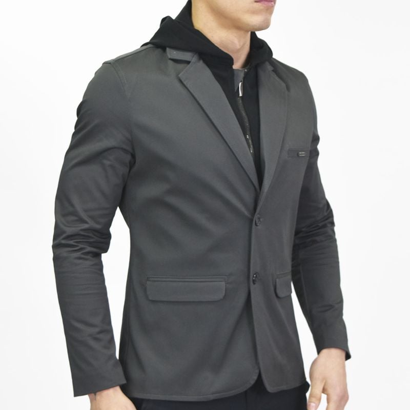 BLAZER SATINADO CON PECHERA EXTRAIBLE SIGNATURE - 1