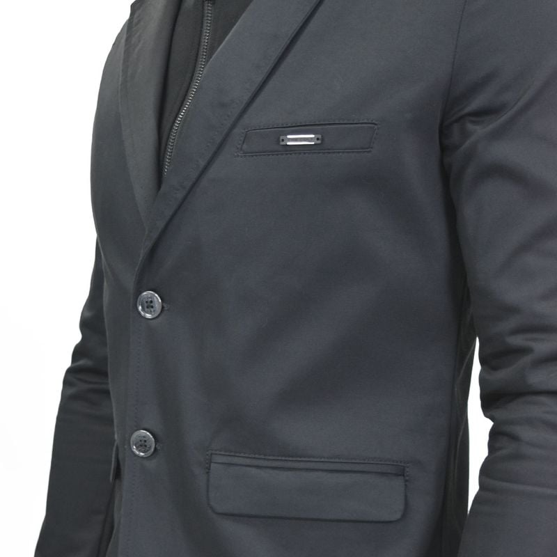 BLAZER SATINADO CON PECHERA EXTRAIBLE SIGNATURE - 3