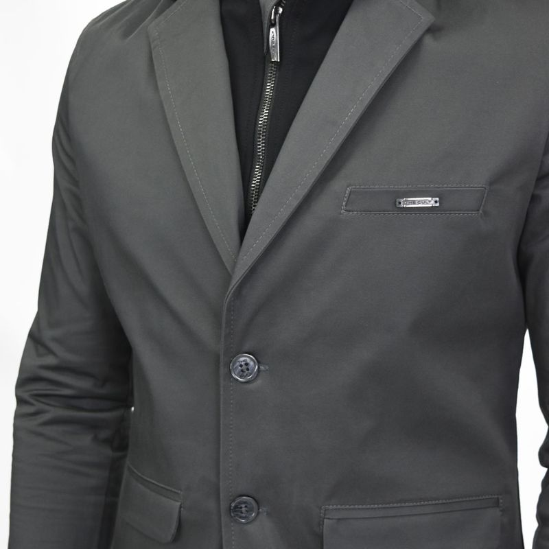 BLAZER SATINADO CON PECHERA EXTRAIBLE SIGNATURE - 4