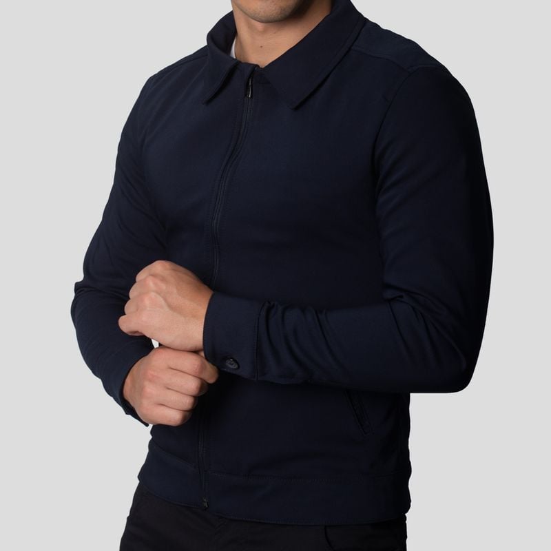 CASACA SEMI FORMAL CON CUELLO CAMISERO | PERFECT FIT | SUPER FLEX - 3
