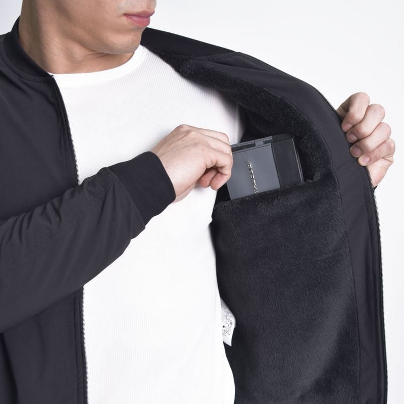 CASACA SMART IMPERMEABLE PERFECT FIT TEJIDO STRETCH - NEGRO - 3