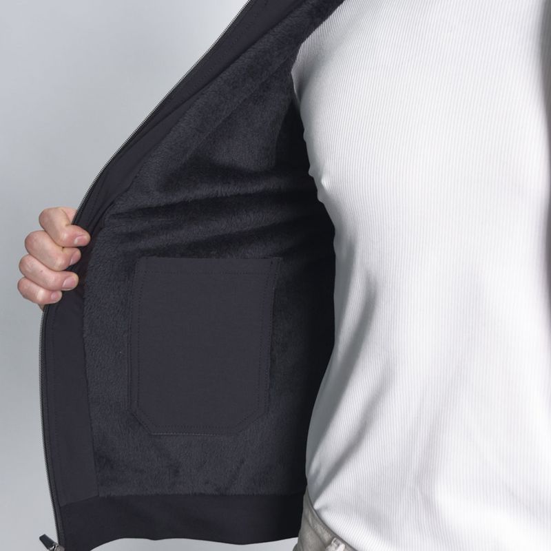 CASACA SMART IMPERMEABLE PERFECT FIT TEJIDO STRETCH - NEGRO - 4