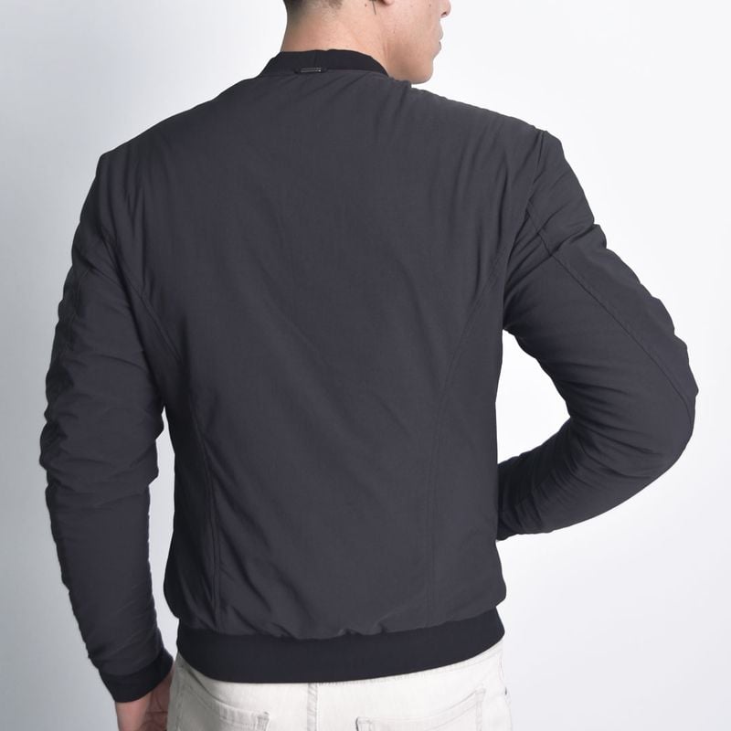 CASACA SMART IMPERMEABLE PERFECT FIT TEJIDO STRETCH - NEGRO - 5