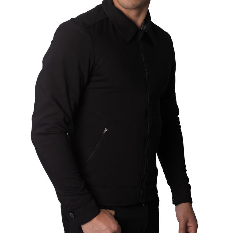 CASACA SEMI FORMAL CON CUELLO CAMISERO | PERFECT FIT | SUPER FLEX - 1