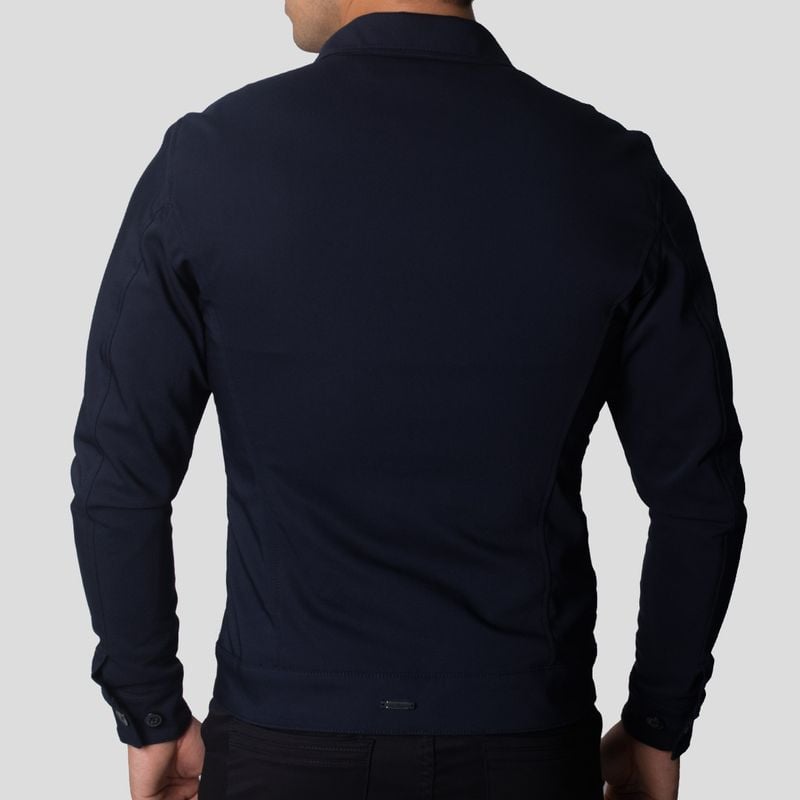 CASACA SEMI FORMAL CON CUELLO CAMISERO | PERFECT FIT | SUPER FLEX - 4