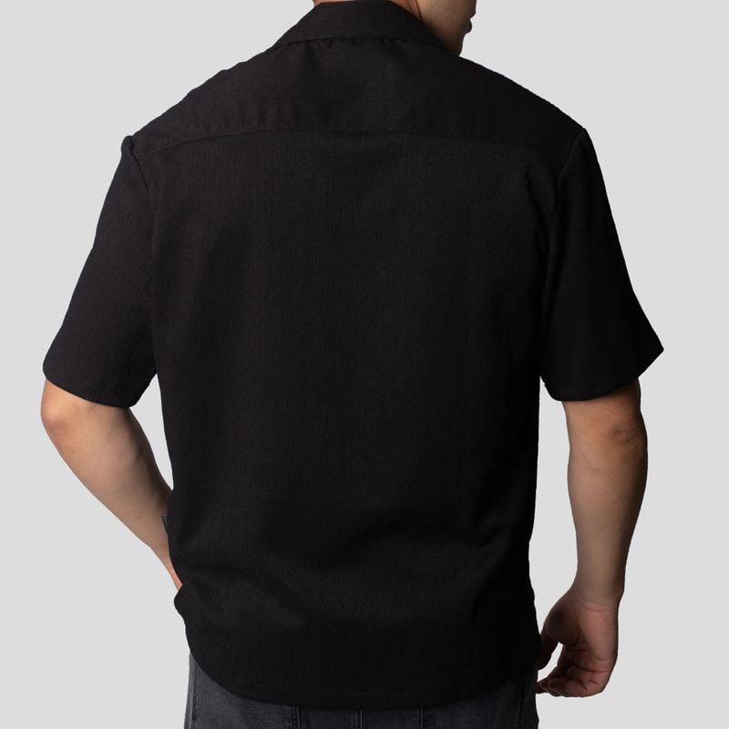 CAMISA BOWLING / RELAX FIT / TEJIDO ESPECIAL / AIR FLOW / OVERSIZE - 4