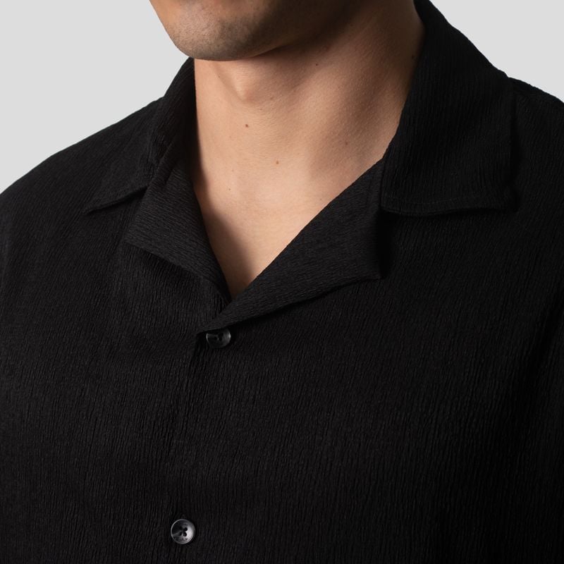 CAMISA BOWLING / RELAX FIT / TEJIDO ESPECIAL / AIR FLOW / OVERSIZE - 5