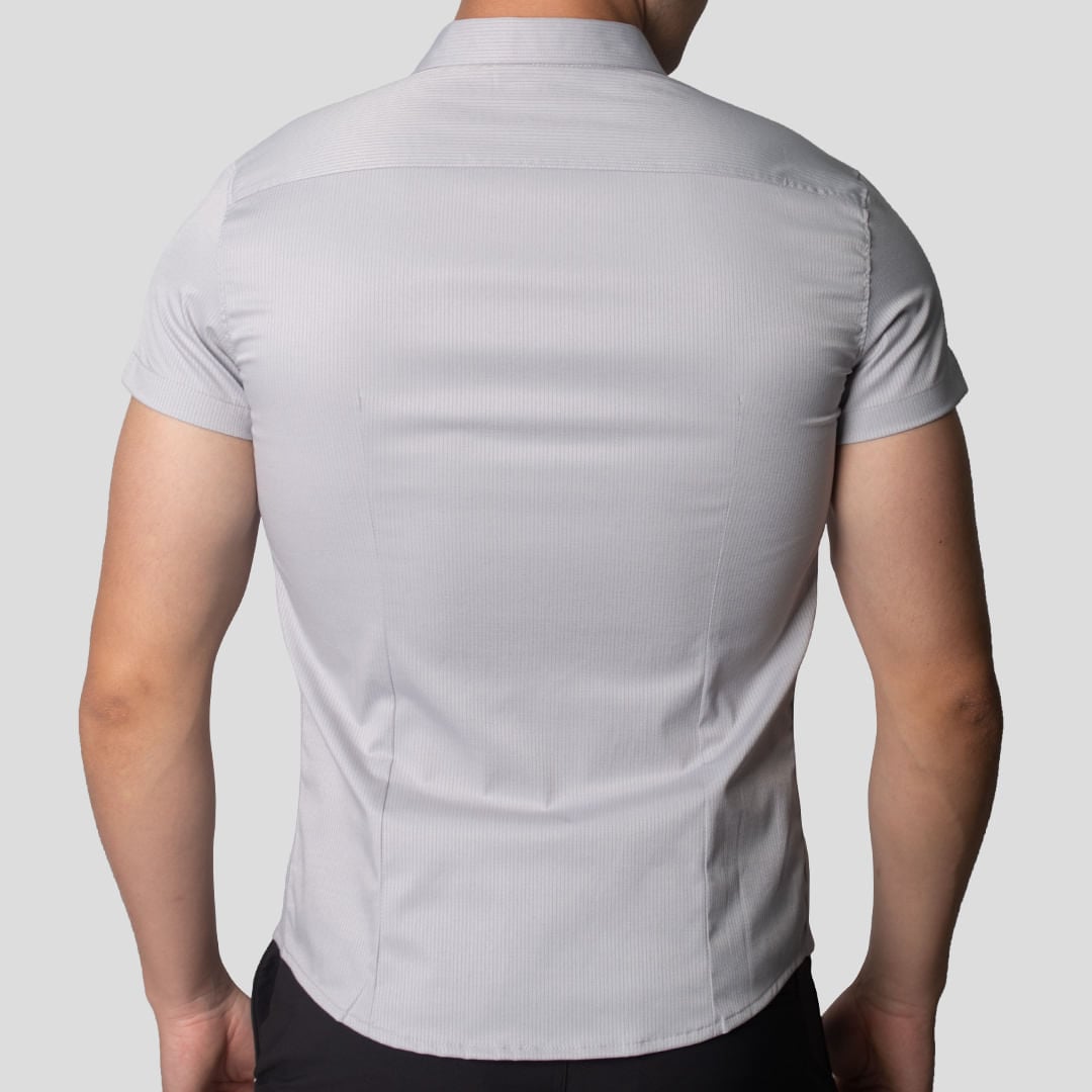 CAMISA MANGA CORTA | PERFECT FIT | DISEÑO LINEAL - 4
