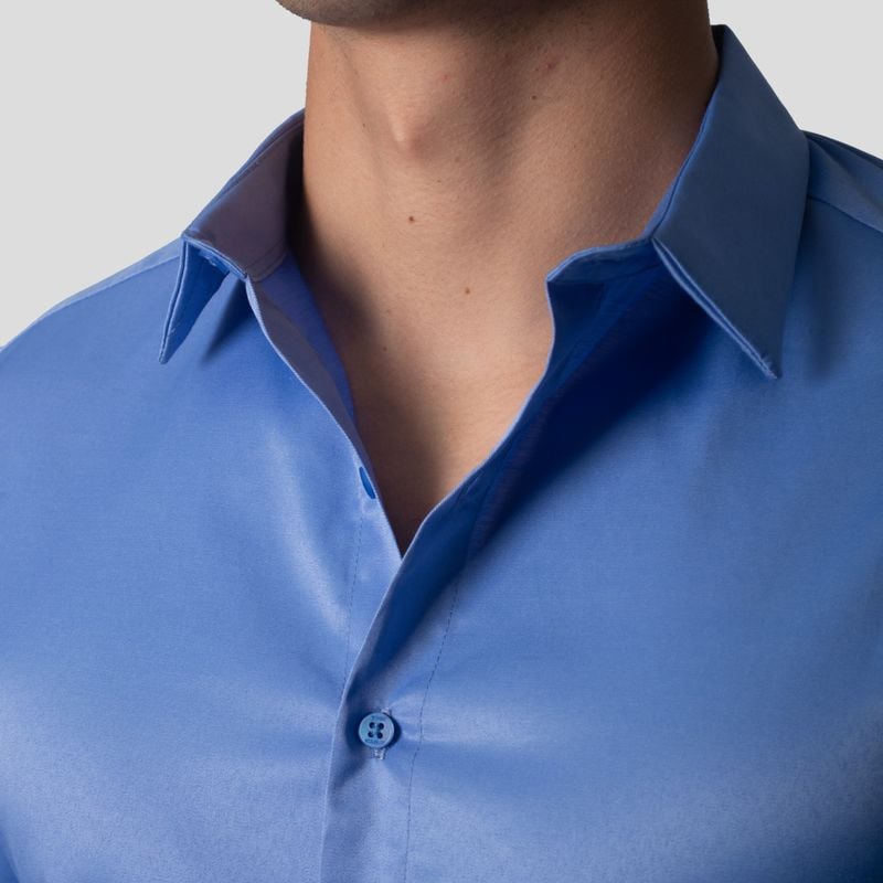 CAMISA SUIT | ENTALLE PERFECT FIT | SATIN FABRIC – ANTIARRUGAS - 4
