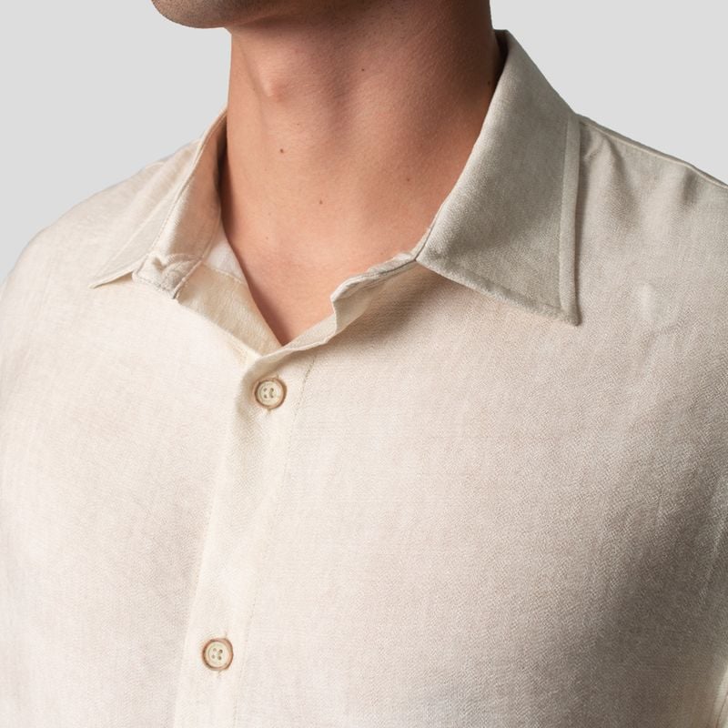 CAMISA | ESTRUCTURADA | RELAX FIT | TEJIDO PRINT EARTH OVERSIZE - 5