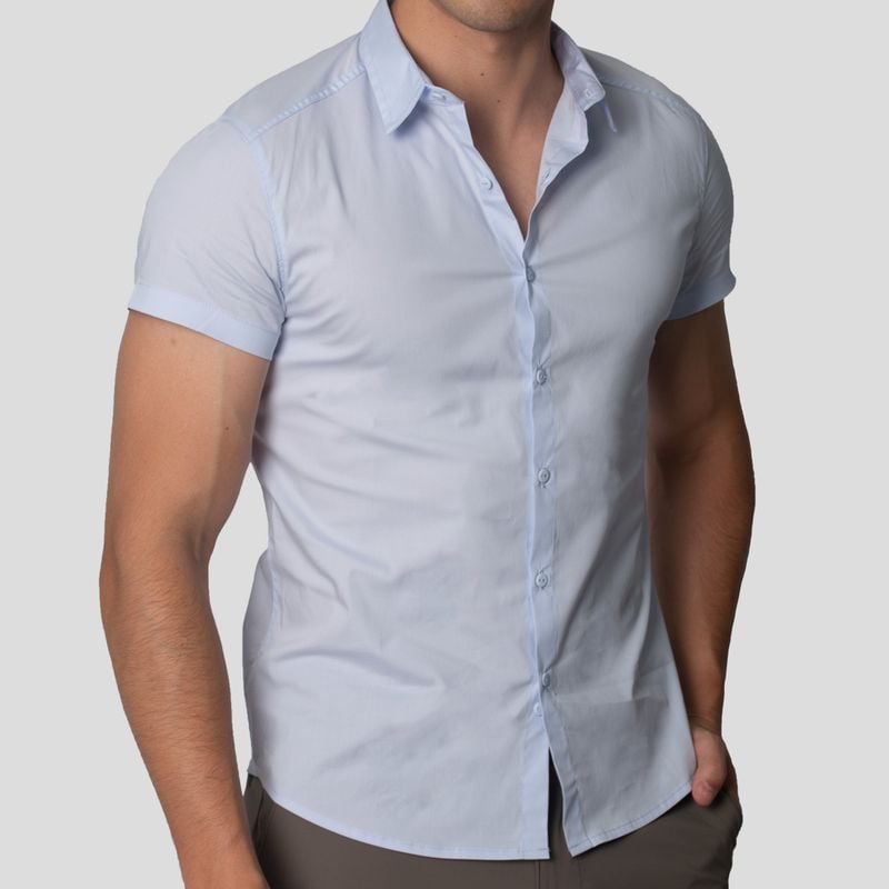 CAMISA MANGA CORTA | PERFECT FIT | ALGODÓN CONFORT - 1