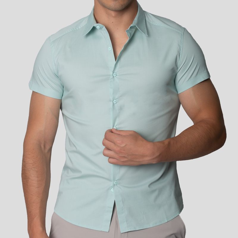 CAMISA MANGA CORTA | PERFECT FIT | ALGODÓN CONFORT - 2