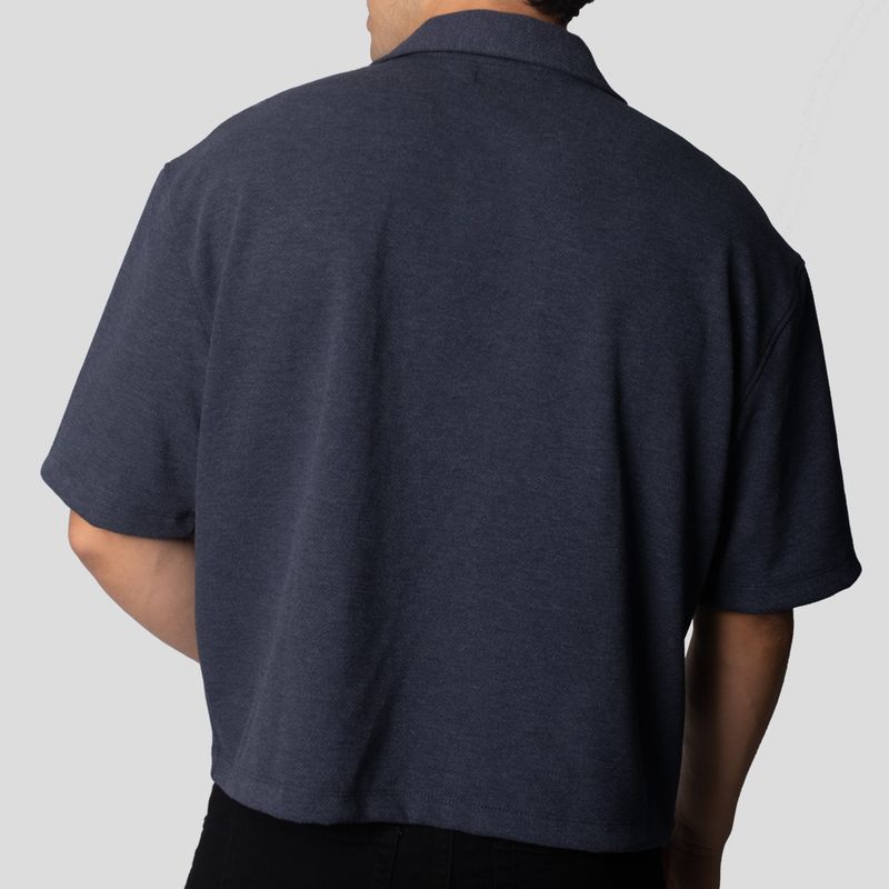 CAMISA BOWLING | BOXY FIT | TEJIDO ESPECIAL | PUNTO PESADO | OVERSIZE - 4