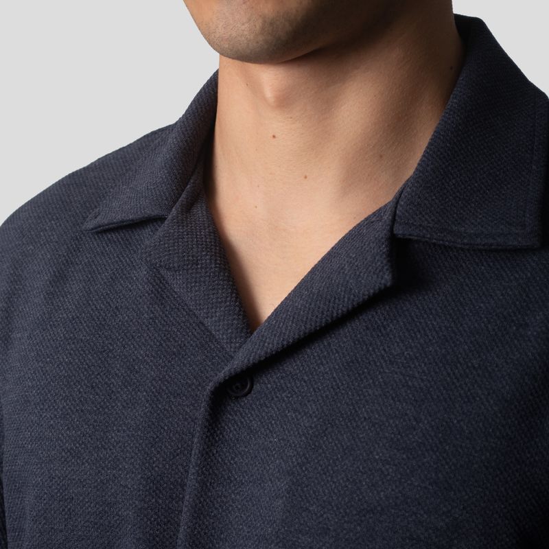 CAMISA BOWLING | BOXY FIT | TEJIDO ESPECIAL | PUNTO PESADO | OVERSIZE - 5