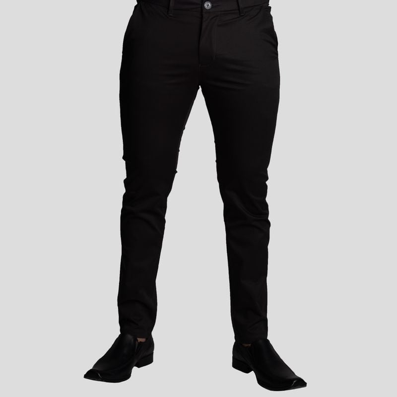 PANTALON DE VESTIR SATINADO | SEMI PITILLO | TEJIDO PREMIUM SATIN - 2