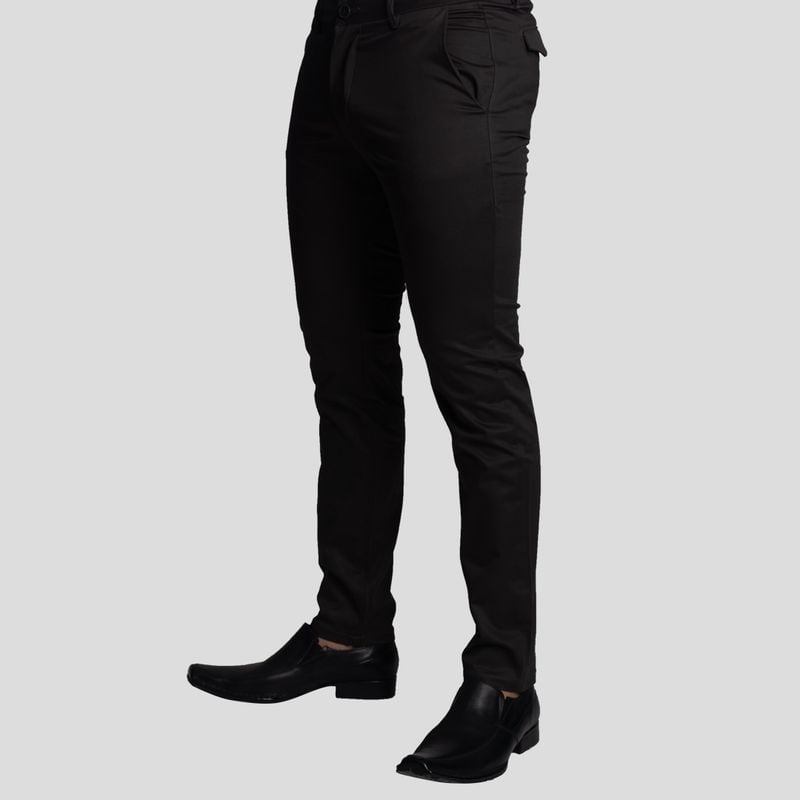 PANTALON DE VESTIR SATINADO | SEMI PITILLO | TEJIDO PREMIUM SATIN - 3