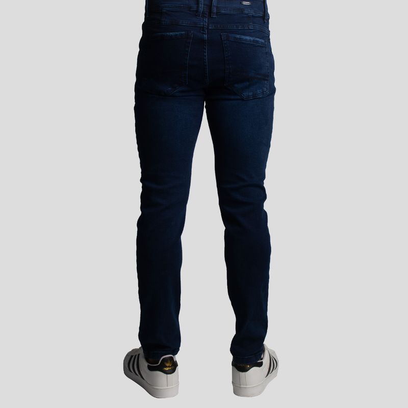 PANTALON DENIM CONFORT | ENTALLE SEMI PITILLO | DENIM PREMIUM | LIBERTY - 4