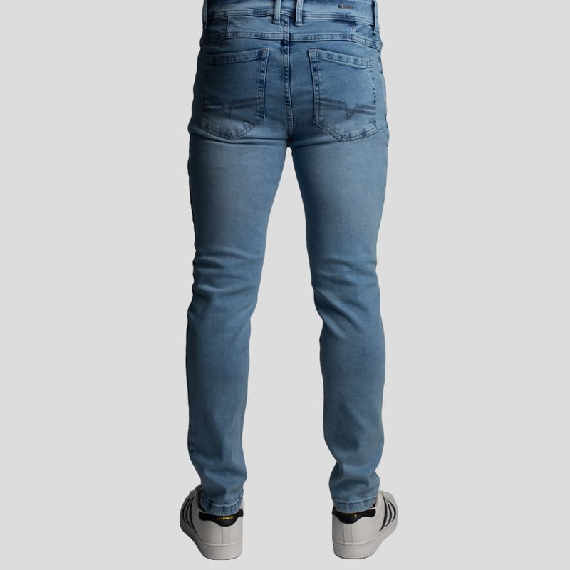 PANTALON DENIM CONFORT | ENTALLE SEMI PITILLO | DENIM PREMIUM | LIBERTY - 4