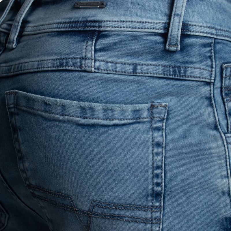 PANTALON DENIM CONFORT | ENTALLE SEMI PITILLO | DENIM PREMIUM | LIBERTY - 5