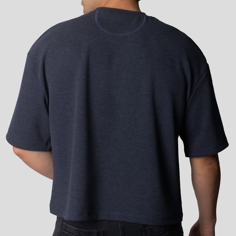 POLO MANGA CORTA | BOXY FIT | TEJIDO ESPECIAL TEXTURIZADO | OVERSIZE - 4