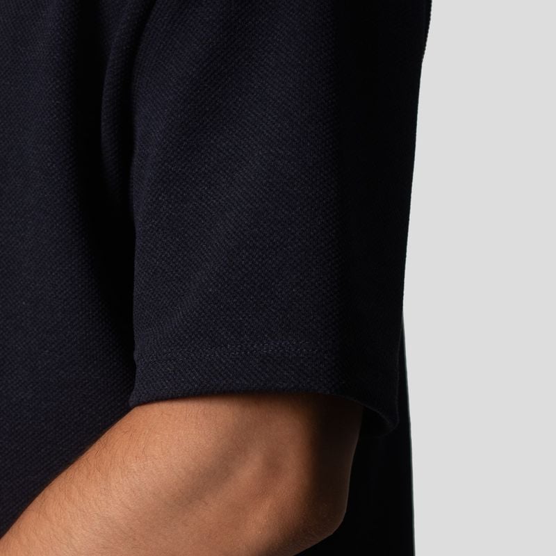 POLO MANGA CORTA | BOXY FIT | TEJIDO ESPECIAL TEXTURIZADO | OVERSIZE - 5