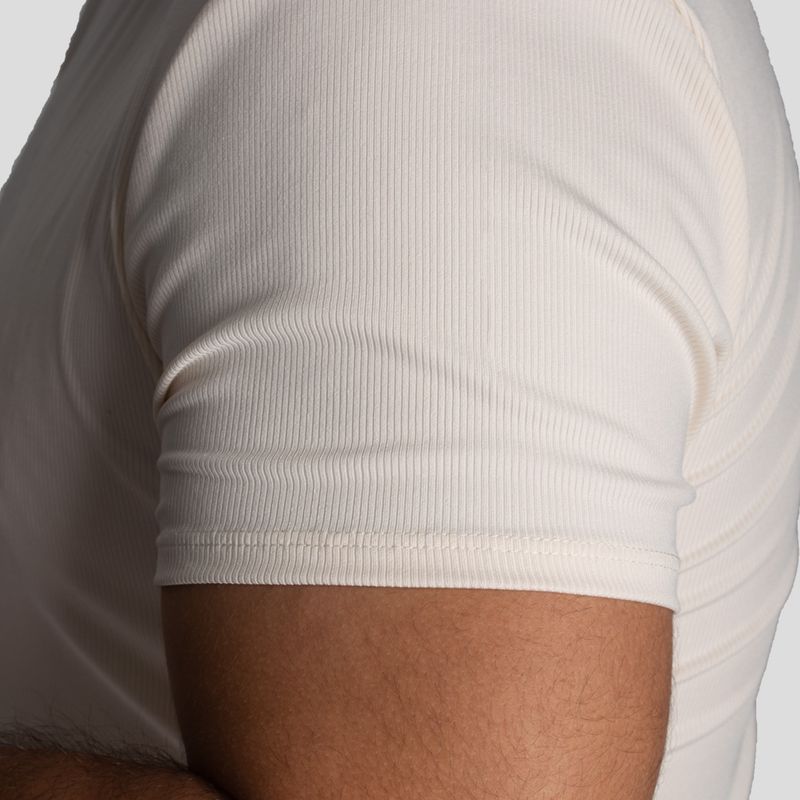POLO CUELLO REDONDO MANGA CORTA | PERFECT FIT - FRESH EFFECT MICRO ACANALADO - 5