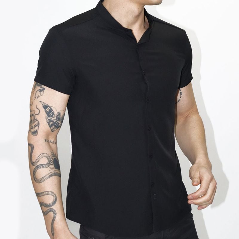 CAMISA MANGA CORTA CUELLO NERU PERFECT FIT - 1