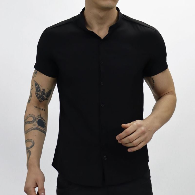 CAMISA MANGA CORTA CUELLO NERU PERFECT FIT - 4
