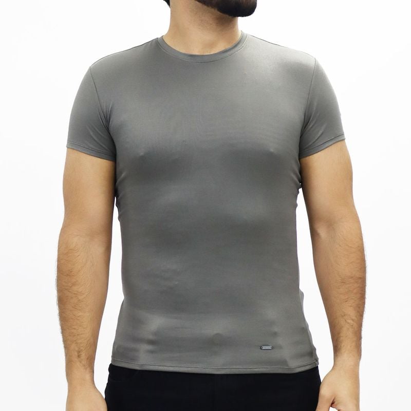 POLO CUELLO REDONDO MANGA CORTA TEJIDO ESPECIAL MICROBRUSH PERFECT FIT - 1