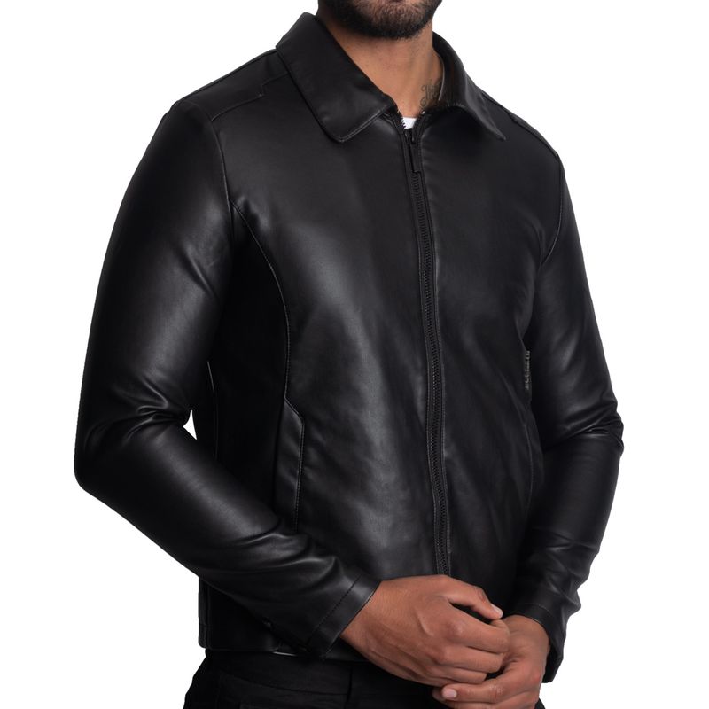 CASACA DE VESTIR SIGNATURE EN ECO-CUERO – ESTILO STAR BOY-ACTITUD SEGURA Y ELEGANTE - 1