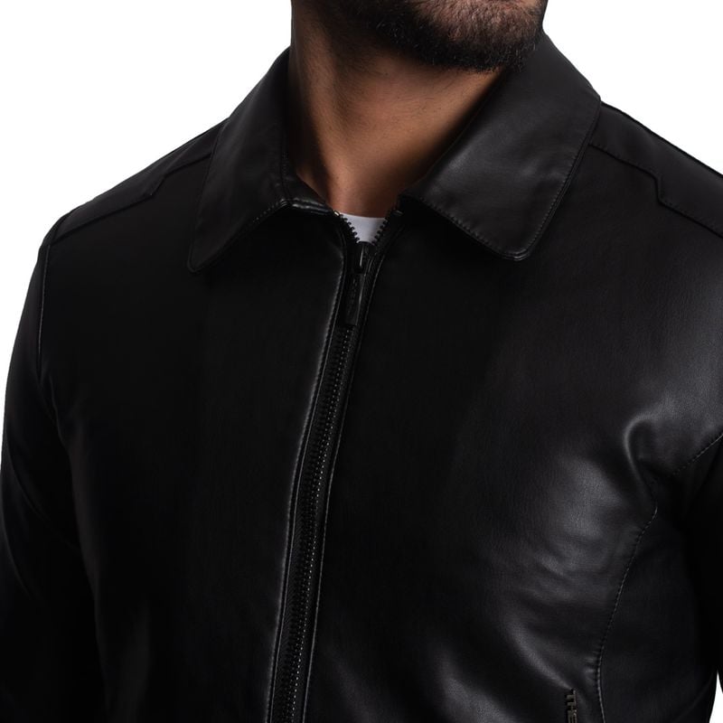 CASACA DE VESTIR SIGNATURE EN ECO-CUERO – ESTILO STAR BOY-ACTITUD SEGURA Y ELEGANTE - 3