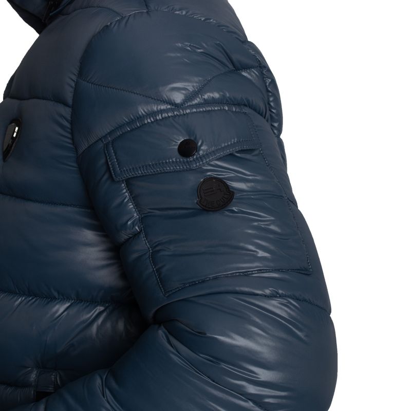 CASACA PUFFER DE NYLON REPELENTE AL AGUA Y CORTAVIENTO CON CAPUCHA CONVERTIBLE CON CIERRE - 5