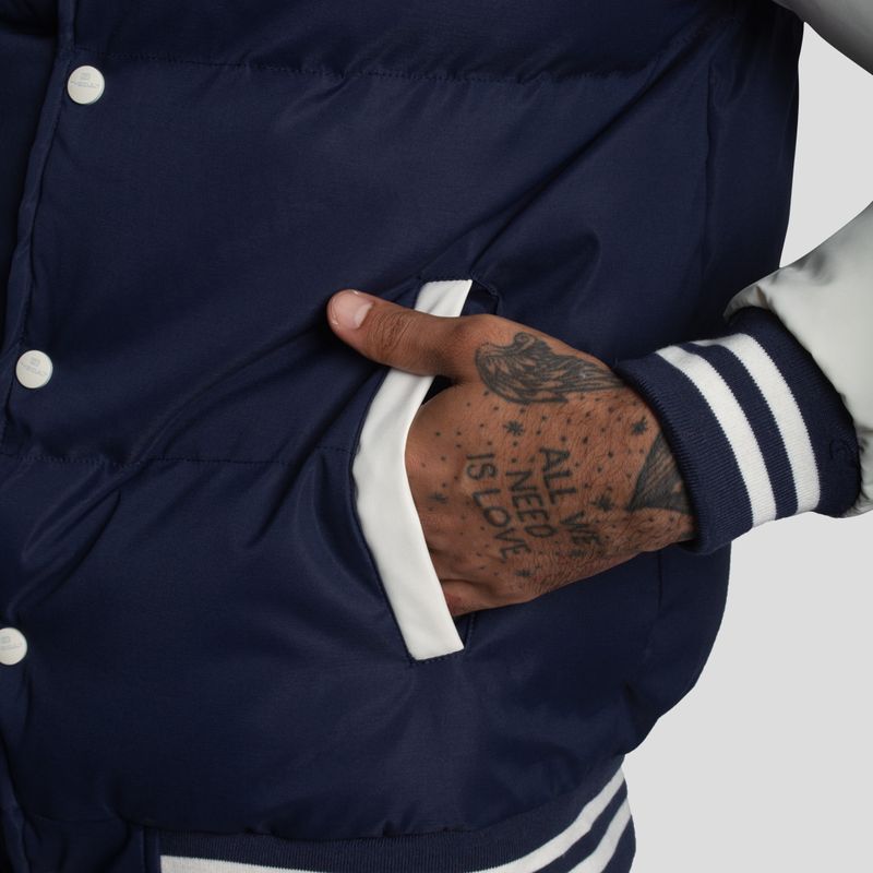 CASACA VARSITY PUFFER BLOCK COLOR-REPELENTE AL AGUA Y CORTAVIENTO - 5