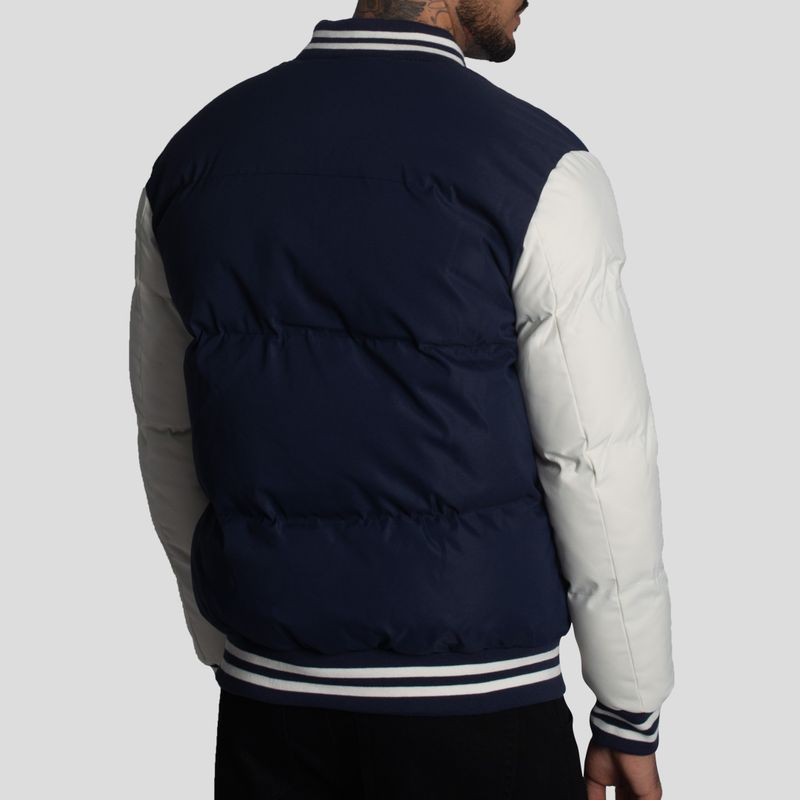 CASACA VARSITY PUFFER BLOCK COLOR-REPELENTE AL AGUA Y CORTAVIENTO - 2